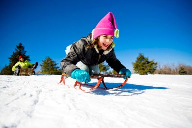 sledding